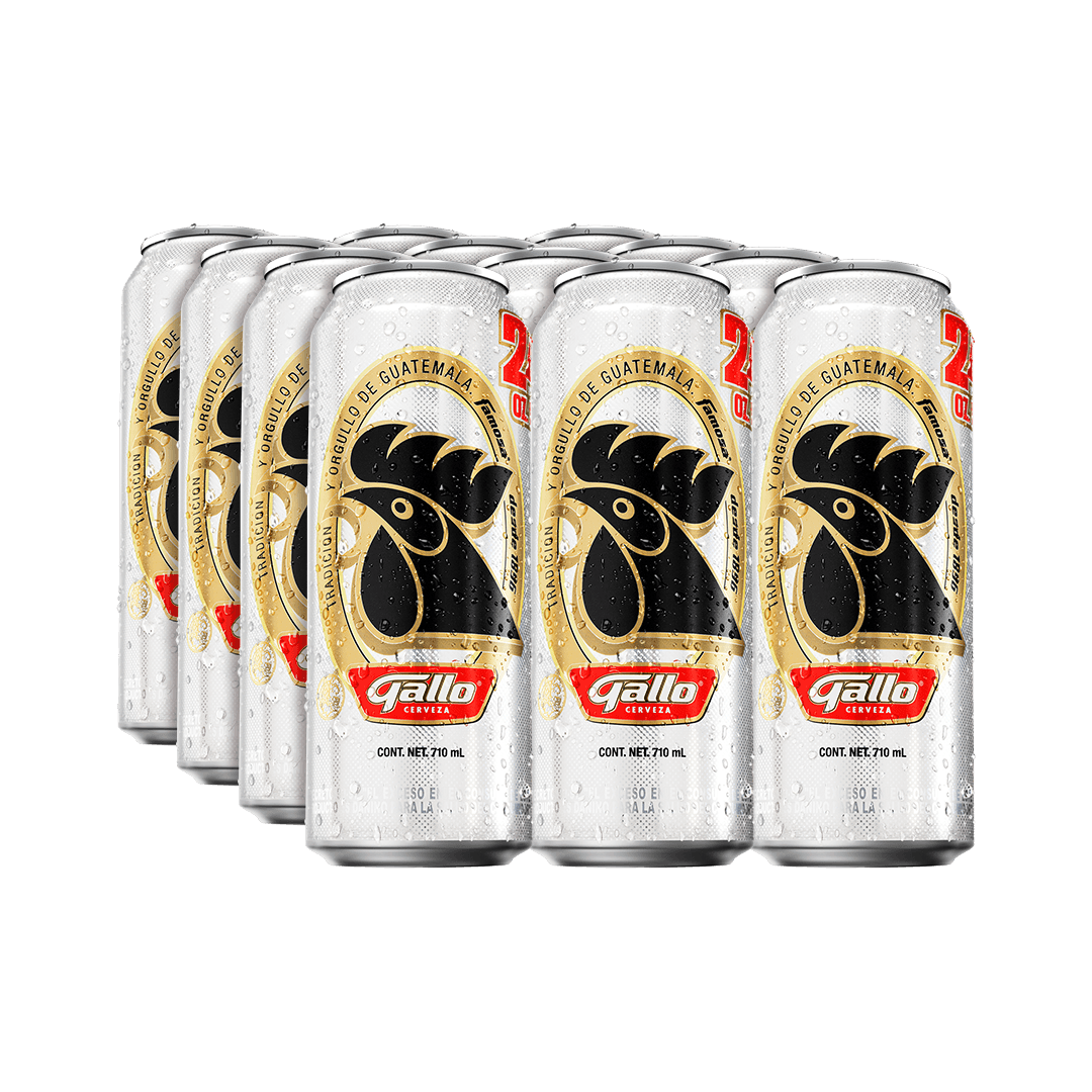 Cerveza Gallo Lata 12 Pack